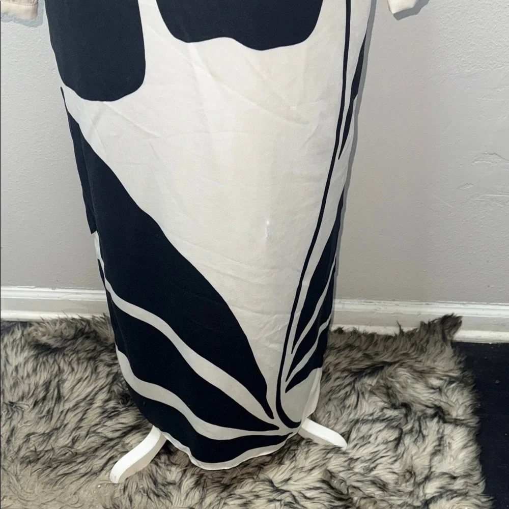 Rafaella Cala de la Cruz Chic Monochrome Long Sleeve Dress - Picture 6 of 11